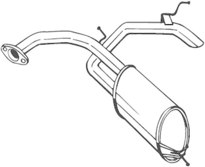 BOSAL Endschalldämpfer