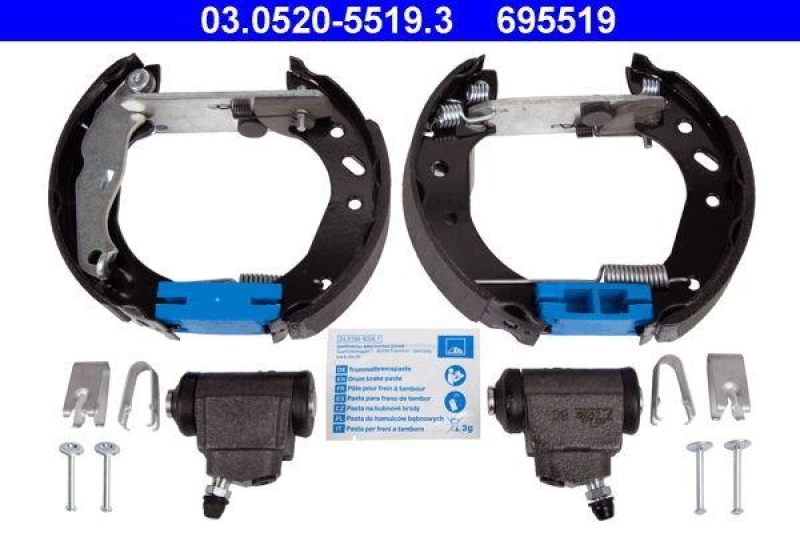 ATE Brake Shoe Set Original ATE TopKit