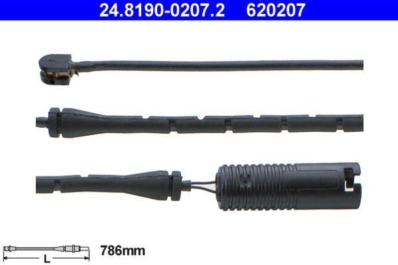 ATE Warning Contact, brake pad wear