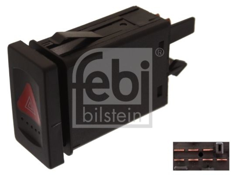 FEBI BILSTEIN Hazard Light Switch febi Plus