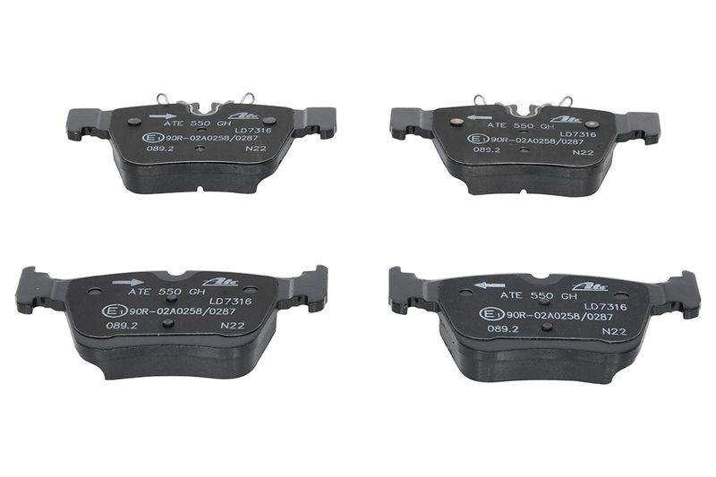 ATE Bremsscheiben 320mm + Ceramic Bremsbel&auml;ge Hinten passend f&uuml;r Me...