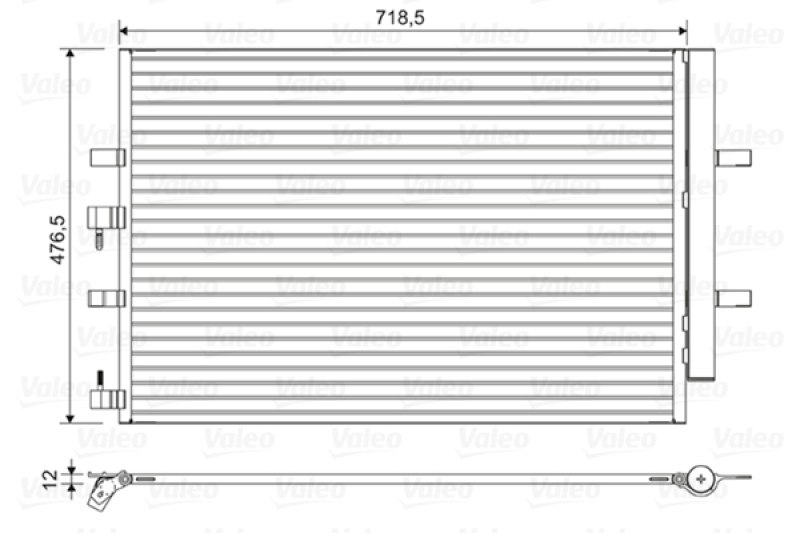 VALEO Kondensator, Klimaanlage