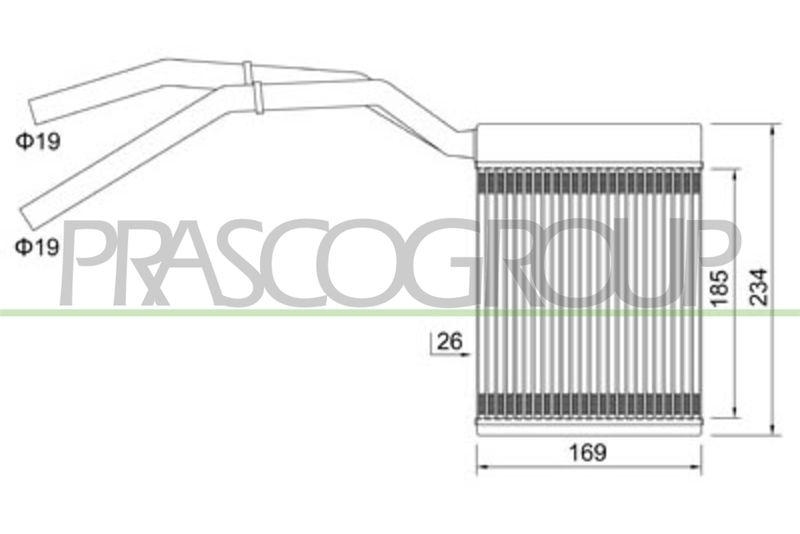 PRASCO Heat Exchanger, interior heating PrascoSelection