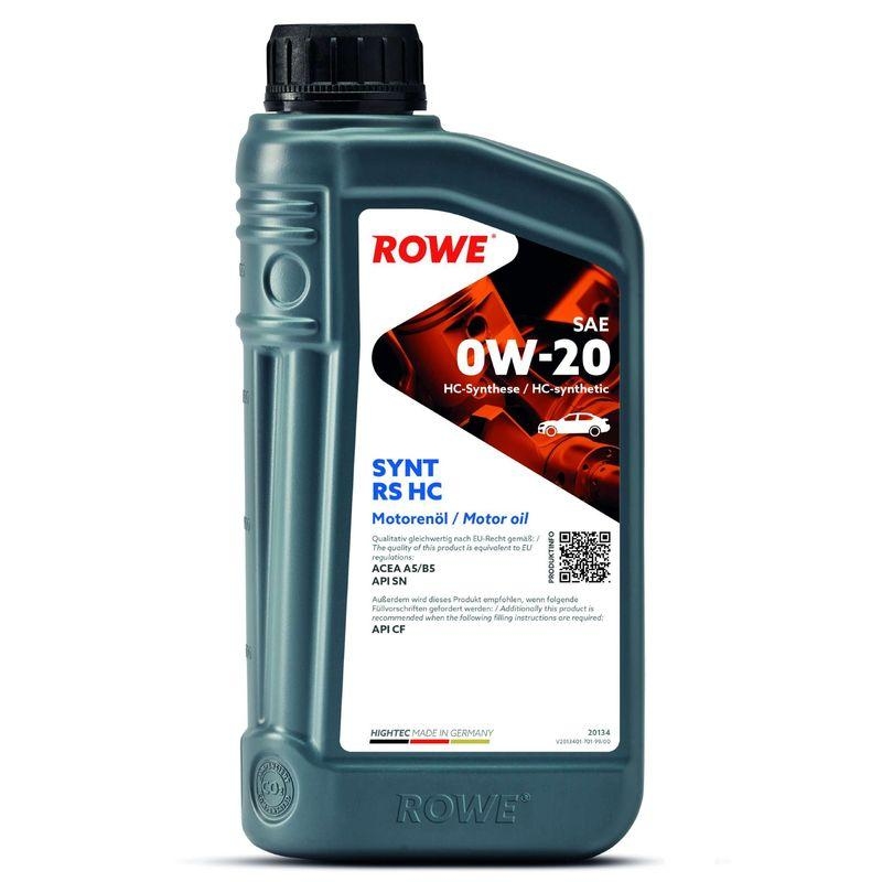 4x 1L ROWE Motoröl HIGHTEC SYNT RS HC SAE 0W-20 20134-0010-99