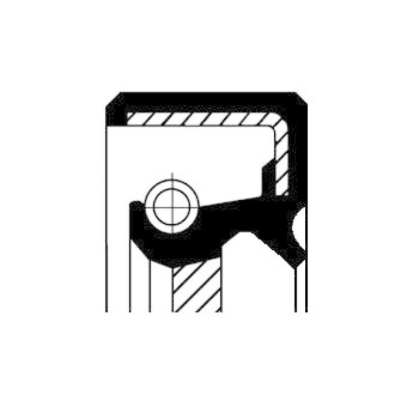 CORTECO Wellendichtring, Differential