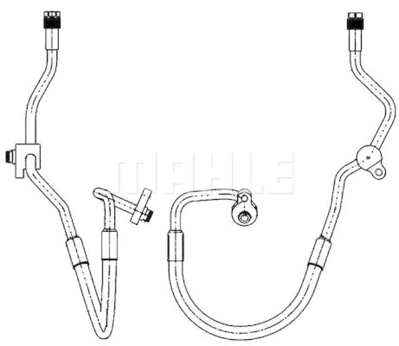 MAHLE Hochdruckleitung, Klimaanlage BEHR *** PREMIUM LINE ***