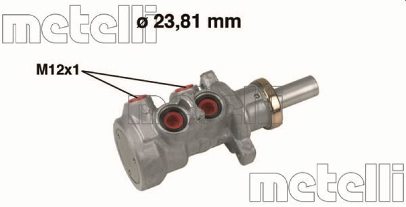 METELLI Brake Master Cylinder