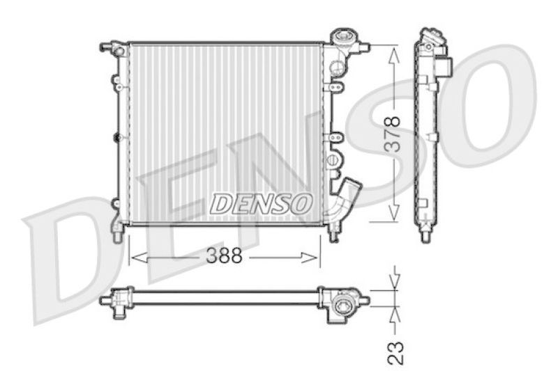 DENSO Kühler, Motorkühlung