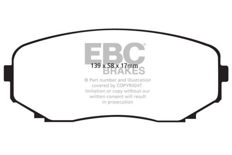 EBC Brakes Brake Pad Set, disc brake