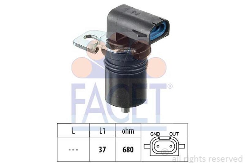 FACET RPM Sensor, automatic transmission Made in Italy - OE Equivalent