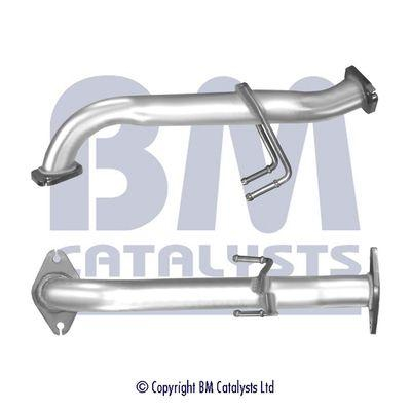 BM Catalysts Abgasrohr mitte passend f&uuml;r Ford Mondeo 4 1.6 TDCi Galaxy 2 S-MAX BM50554