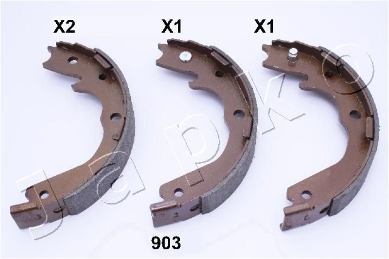 JAPKO Brake Shoe Set, parking brake