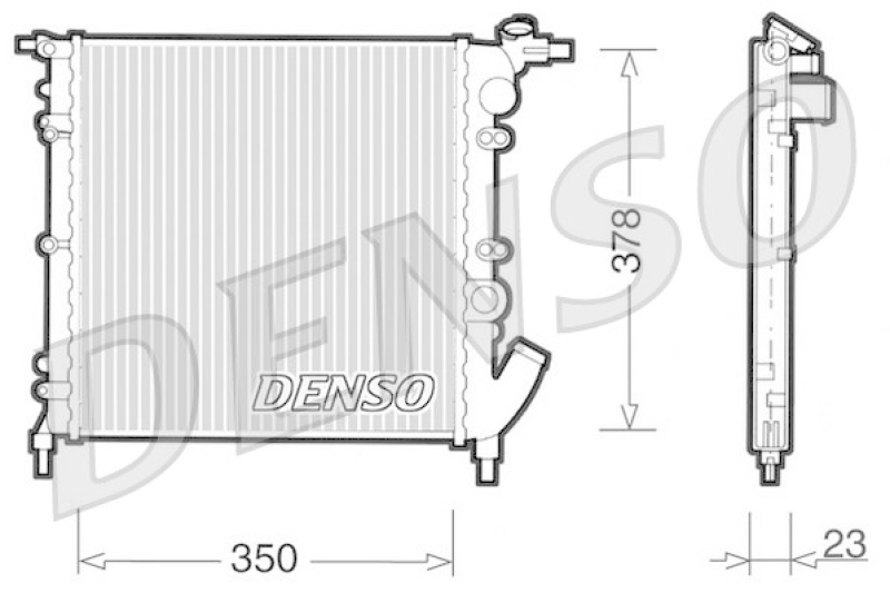 DENSO Radiator, engine cooling