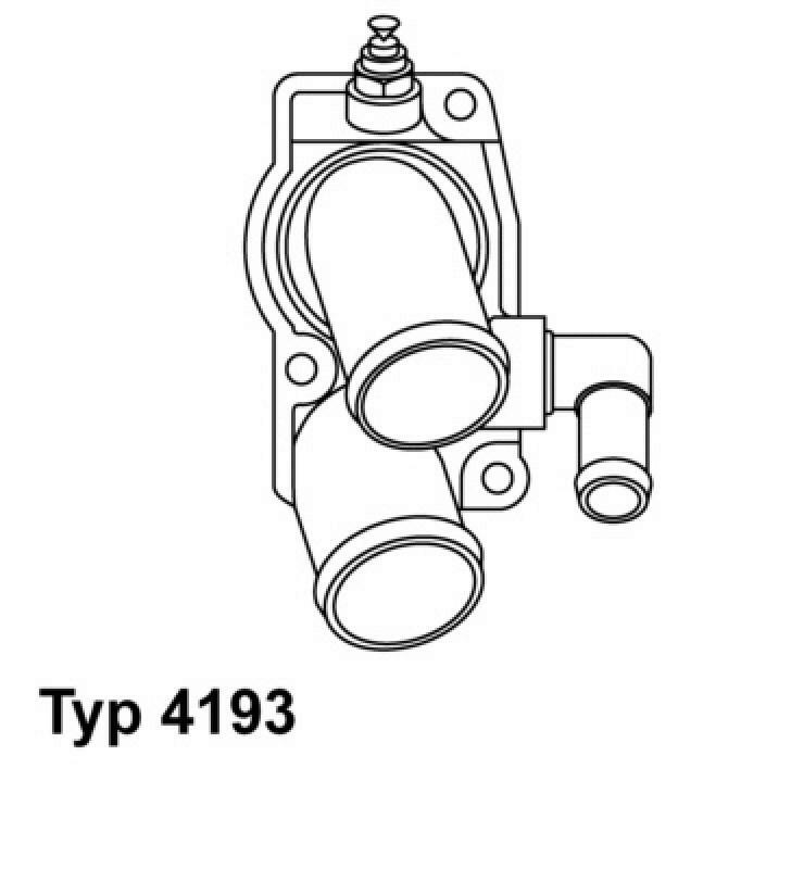 WAHLER Thermostat, coolant