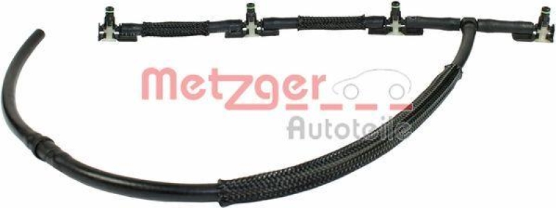 METZGER Hose, fuel overflow