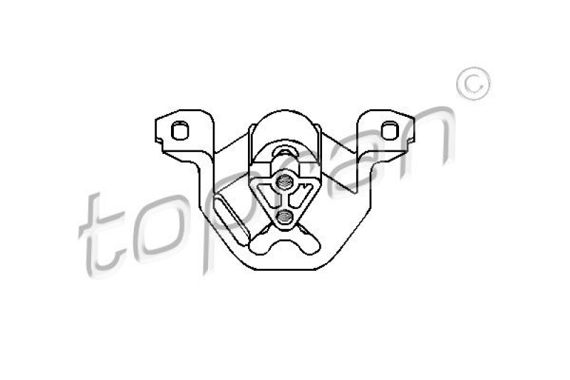 TOPRAN Mounting, engine