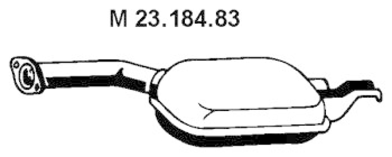 EBERSPÄCHER Mittelschalldämpfer