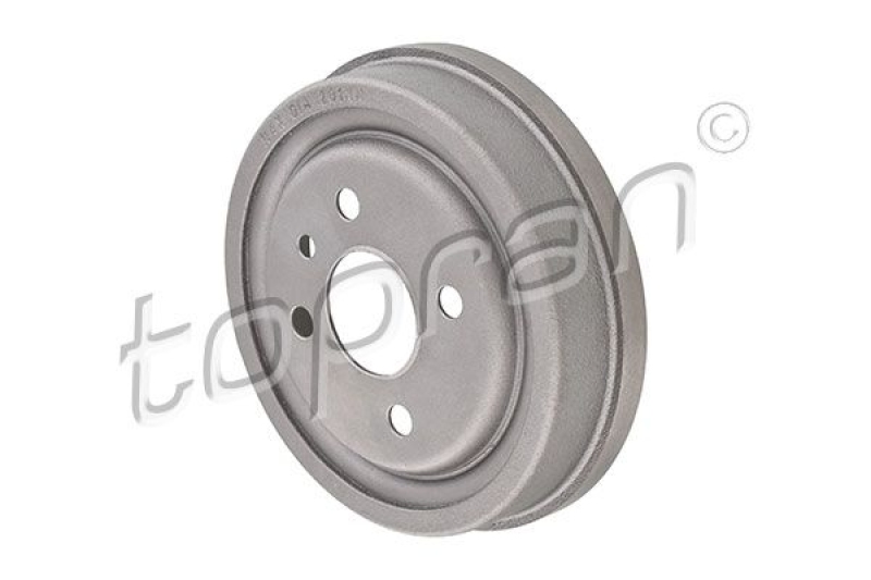2x TOPRAN Brake Drum