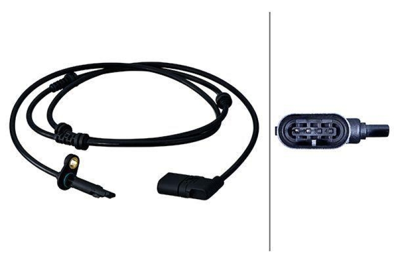 HELLA Sensor, Raddrehzahl 6PU 358 216-191