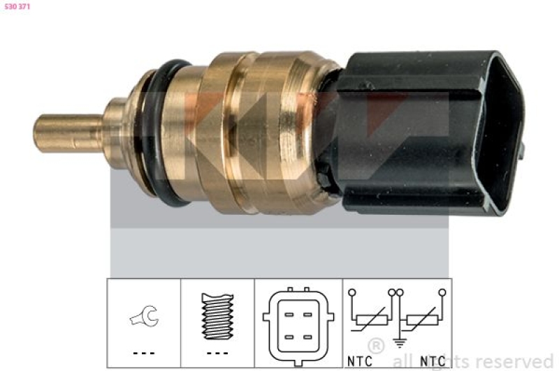 KW Sensor, Kühlmitteltemperatur Made in Italy - OE Equivalent