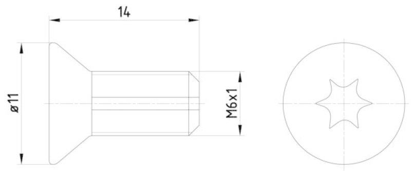 TEXTAR Bolt, brake disc