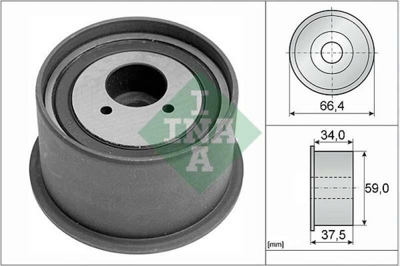 INA Deflection/Guide Pulley, timing belt
