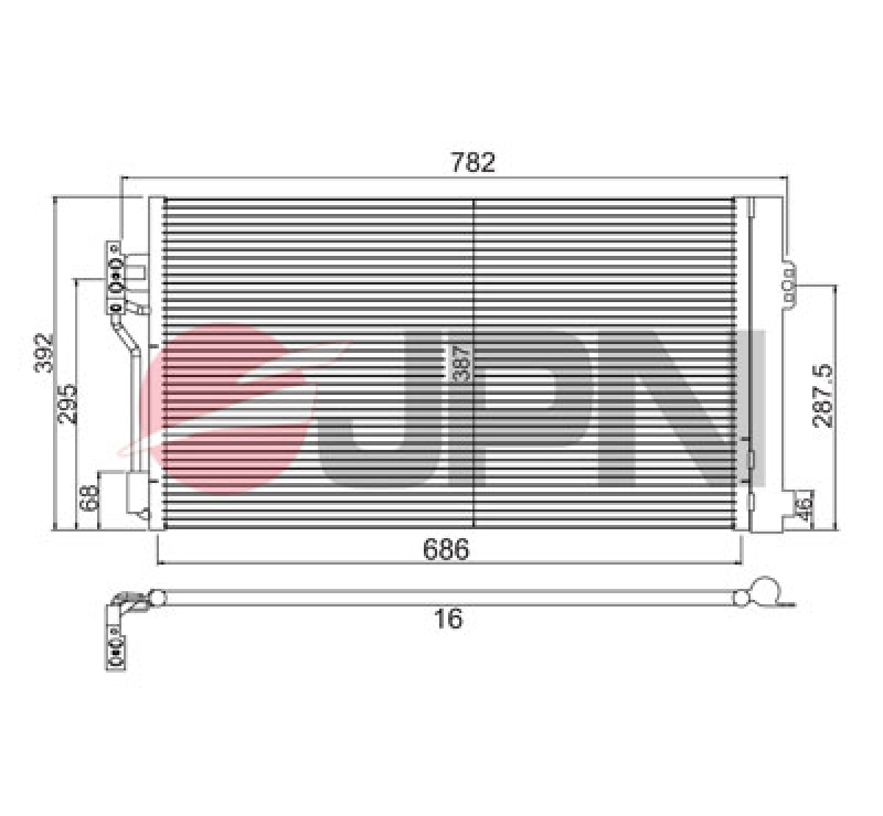 JPN Kondensator, Klimaanlage