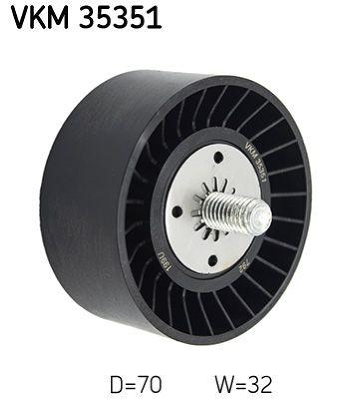 SKF Umlenk-/Führungsrolle, Keilrippenriemen