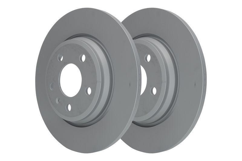 ATE Bremsscheiben + Ceramic Bremsbeläge Vorne Hinten passend für Audi A4 B9 2.0