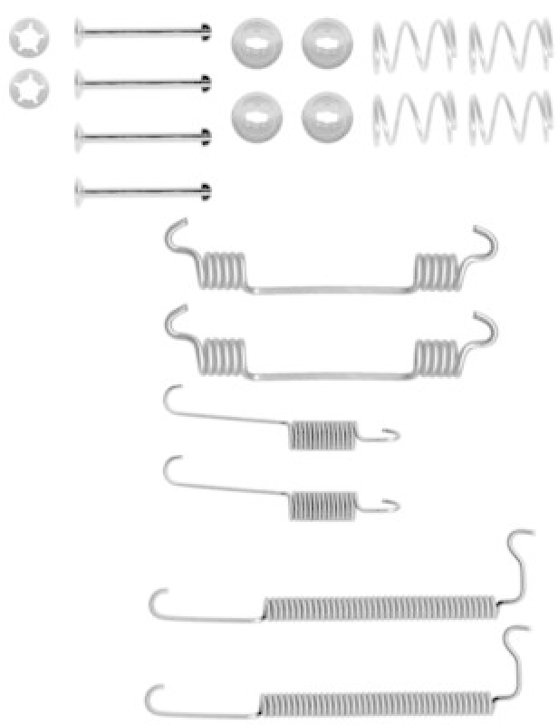 HELLA Accessory Kit, brake shoes