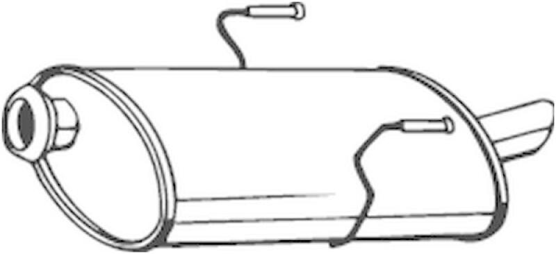 BOSAL Endschalld&auml;mpfer 190-275