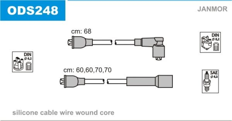 JANMOR Ignition Cable Kit