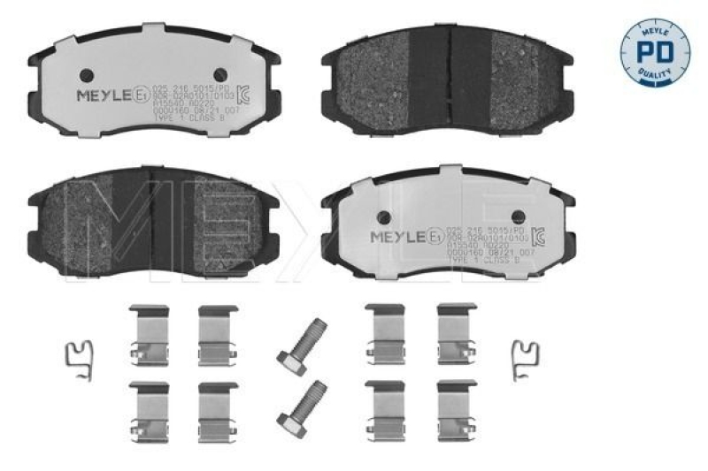 MEYLE Bremsbelagsatz, Scheibenbremse MEYLE-PD: Advanced performance and design.