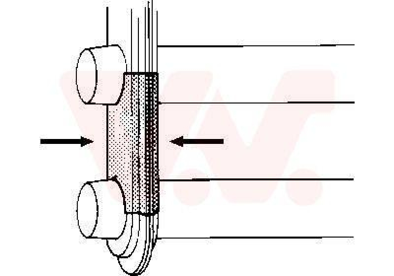 VAN WEZEL Axle Beam