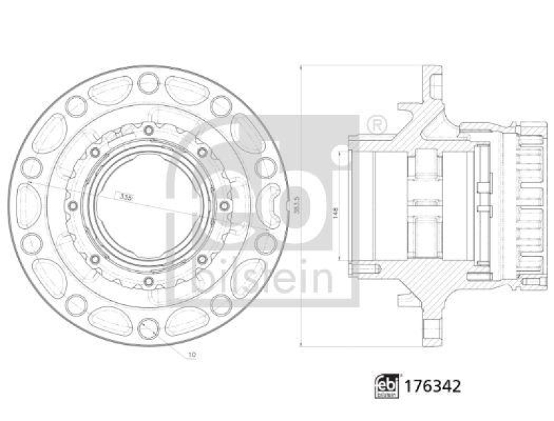 FEBI BILSTEIN Wheel Hub