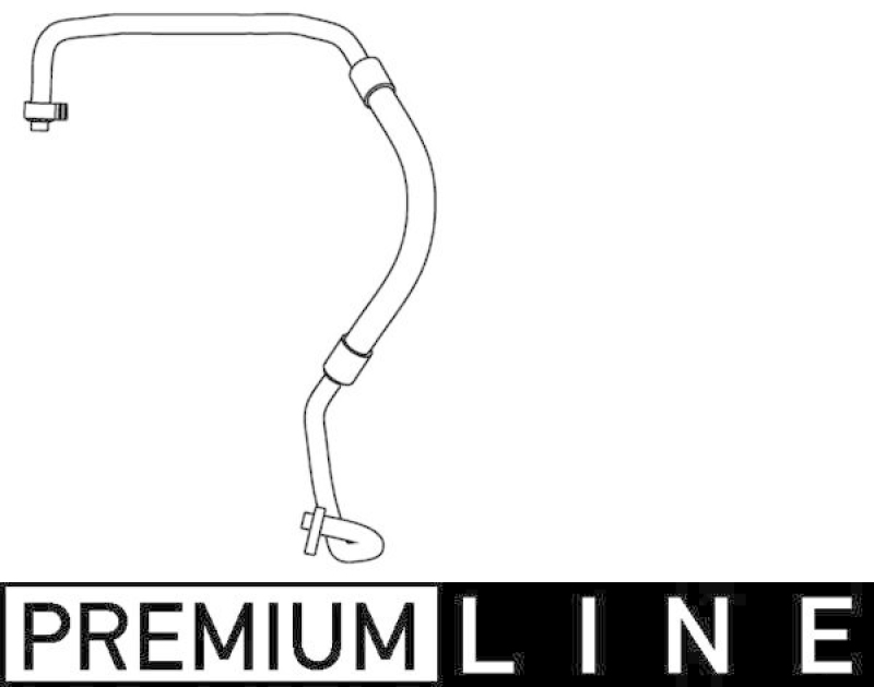 MAHLE Low Pressure Line, air conditioning BEHR *** PREMIUM LINE ***