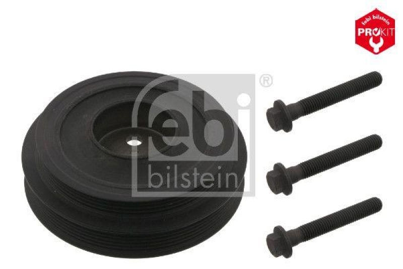 FEBI BILSTEIN Riemenscheibe, Kurbelwelle ProKit 36626