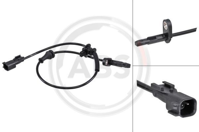 Sensor, wheel speed
