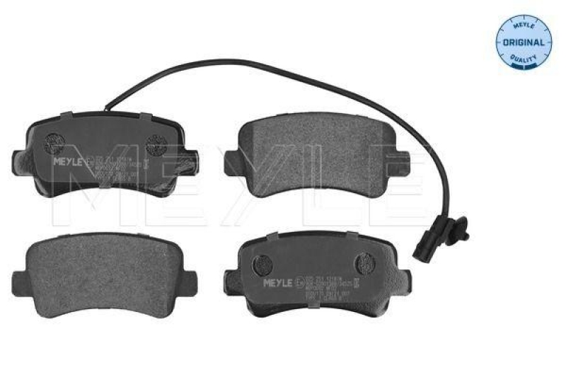 MEYLE Brake Pad Set, disc brake MEYLE-ORIGINAL: True to OE.