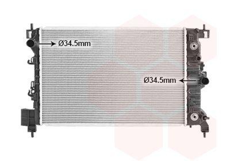 VAN WEZEL K&uuml;hler, Motork&uuml;hlung
