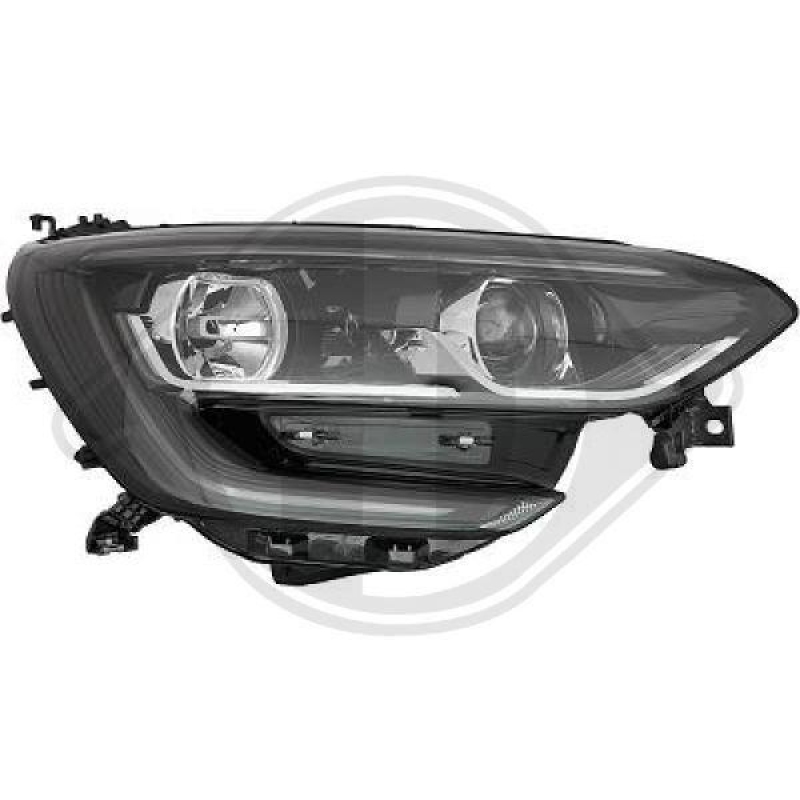 1x Diederichs Hauptscheinwerfer LED H7 Rechts passend für Renault Megane 4 1.2