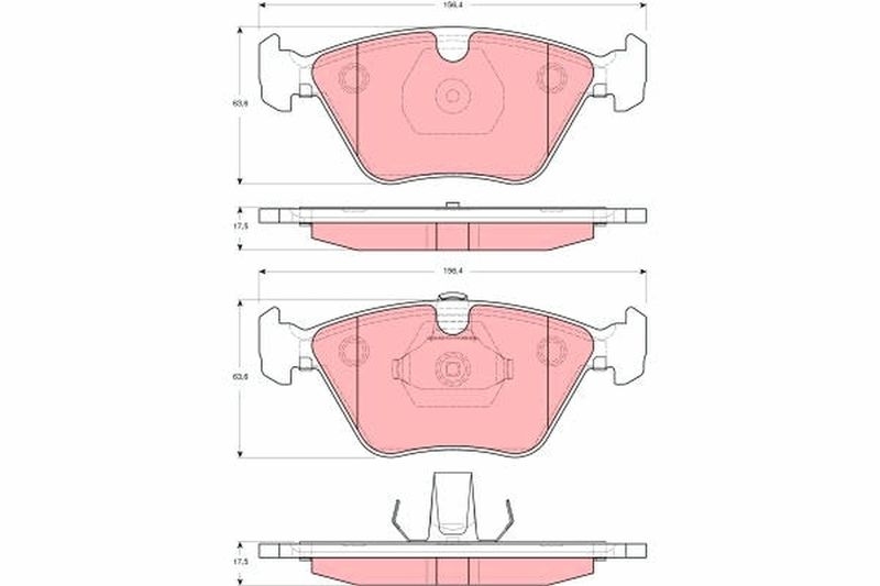 TRW Brake Pad Set, disc brake