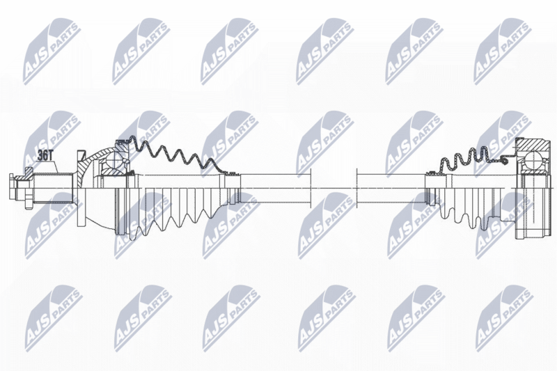 NTY Antriebswelle NPW-VW-105