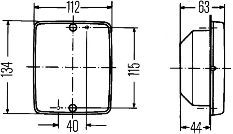 HELLA Rear Fog Light