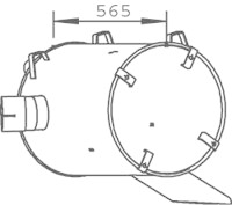 DINEX Rear Muffler