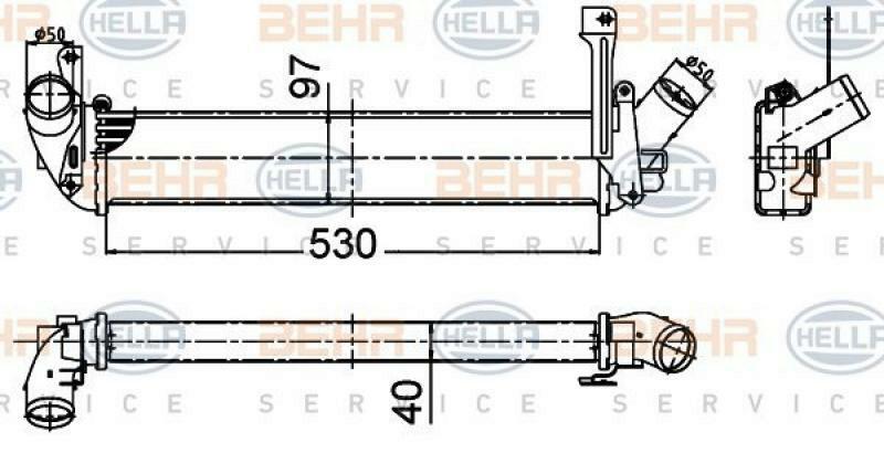 HELLA Intercooler, charger