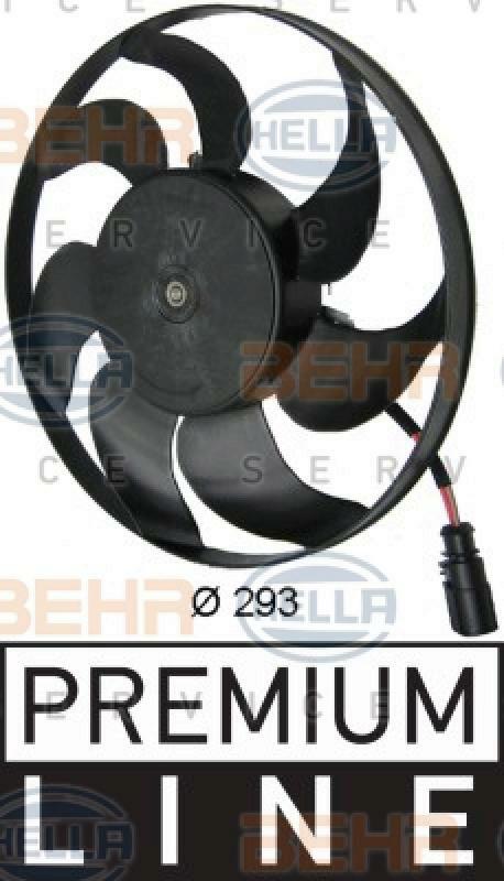 HELLA Fan, radiator BEHR HELLA SERVICE *** PREMIUM LINE ***