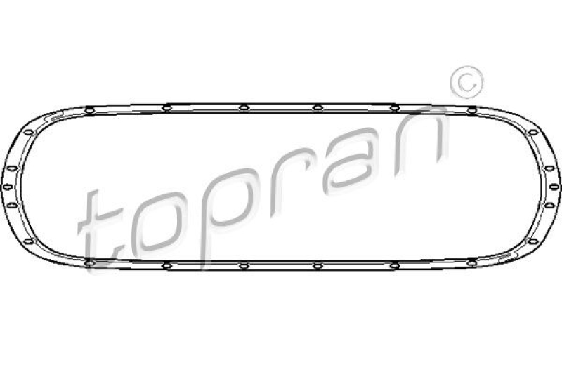 TOPRAN Gasket, automatic transmission oil sump