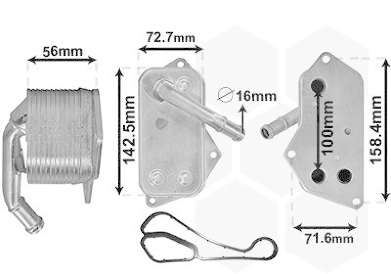 VAN WEZEL &Ouml;lk&uuml;hler, Motor&ouml;l *** IR PLUS *** 6013701