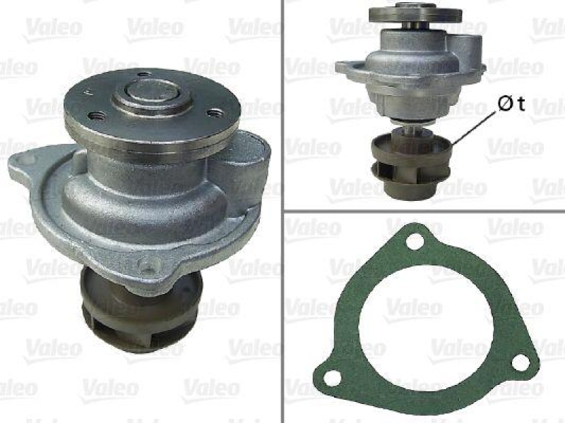 VALEO Wasserpumpe, Motork&uuml;hlung 506809